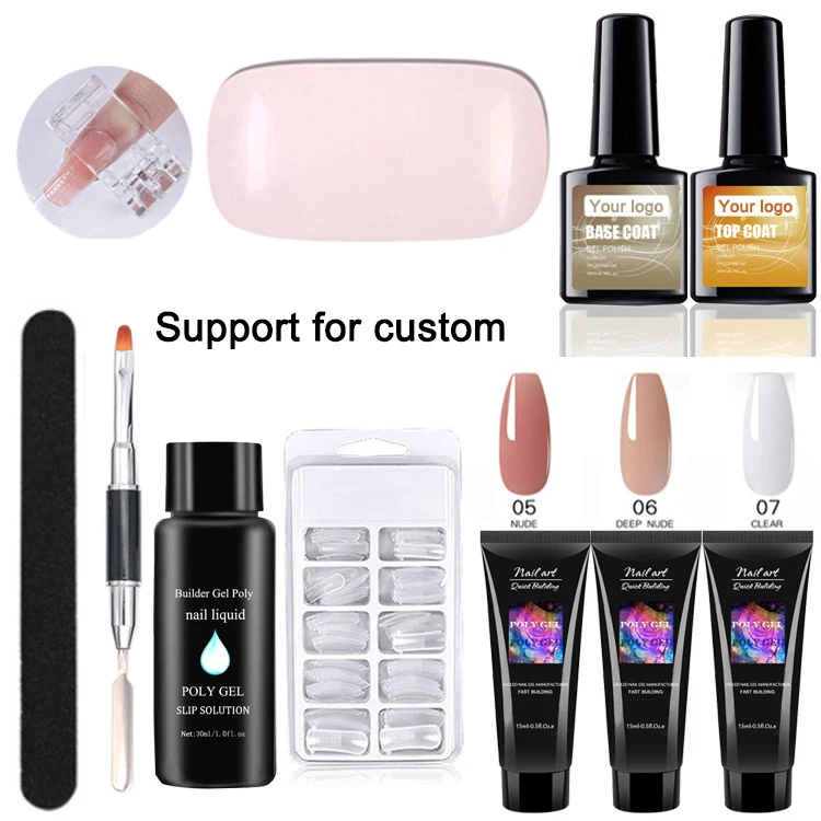 

Private Label OEM Nail Art UV Gel Kits cheap acrylic Tool Brush Remover File Pusher Nail Tips Glue Acrylic Set