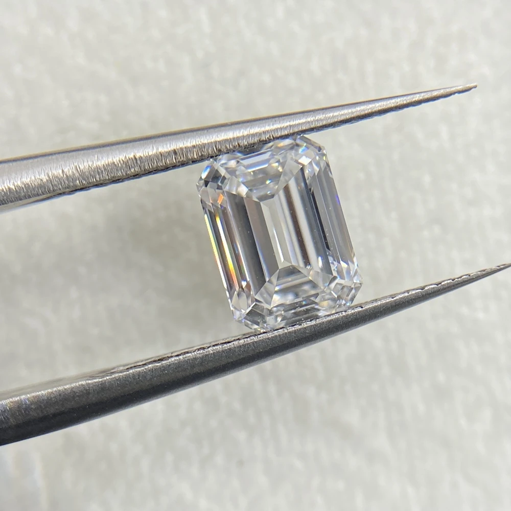 

HQ GEMS Very Good Cut 2.02 Carat D VS2 IGI Certificate Emerald Cut HPHT Lab Created Diamonds Loose Gemstone Price Per Carat