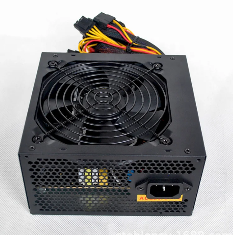 

gaming psu Power Supply 250W/300W/400W/500W ATX Computer Customize PSU with black cooling fan, Black coated