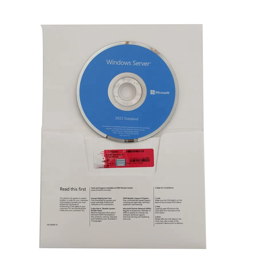 

Microsoft Win Server 2022 Standard CAL 16 Core License Pack windows server std 2022