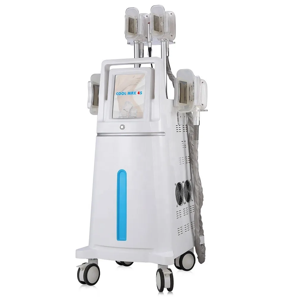 

clinic use Salon slimming vertical cool tech cryolipolysie 4 cryo handles beauty equipment