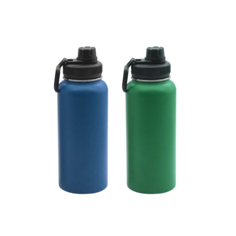 

Mikenda 18oz-64oz Black Powder Coating Double Wall Stainless Steel Vacuum Flask, Customized pantone color