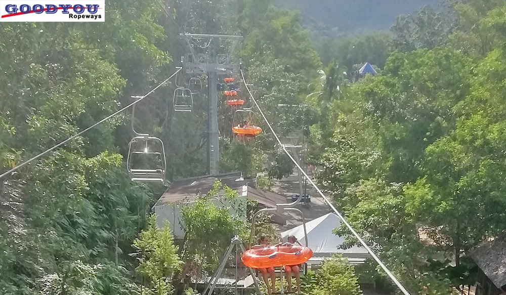 Aerial Ropeway - 6 Seat Gondola Lift for Scenic Spots