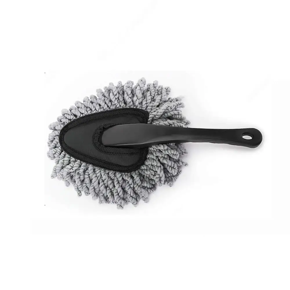 

Dust Clean Brush Microfiber Car Duster With Handle, Grey/blue/purple