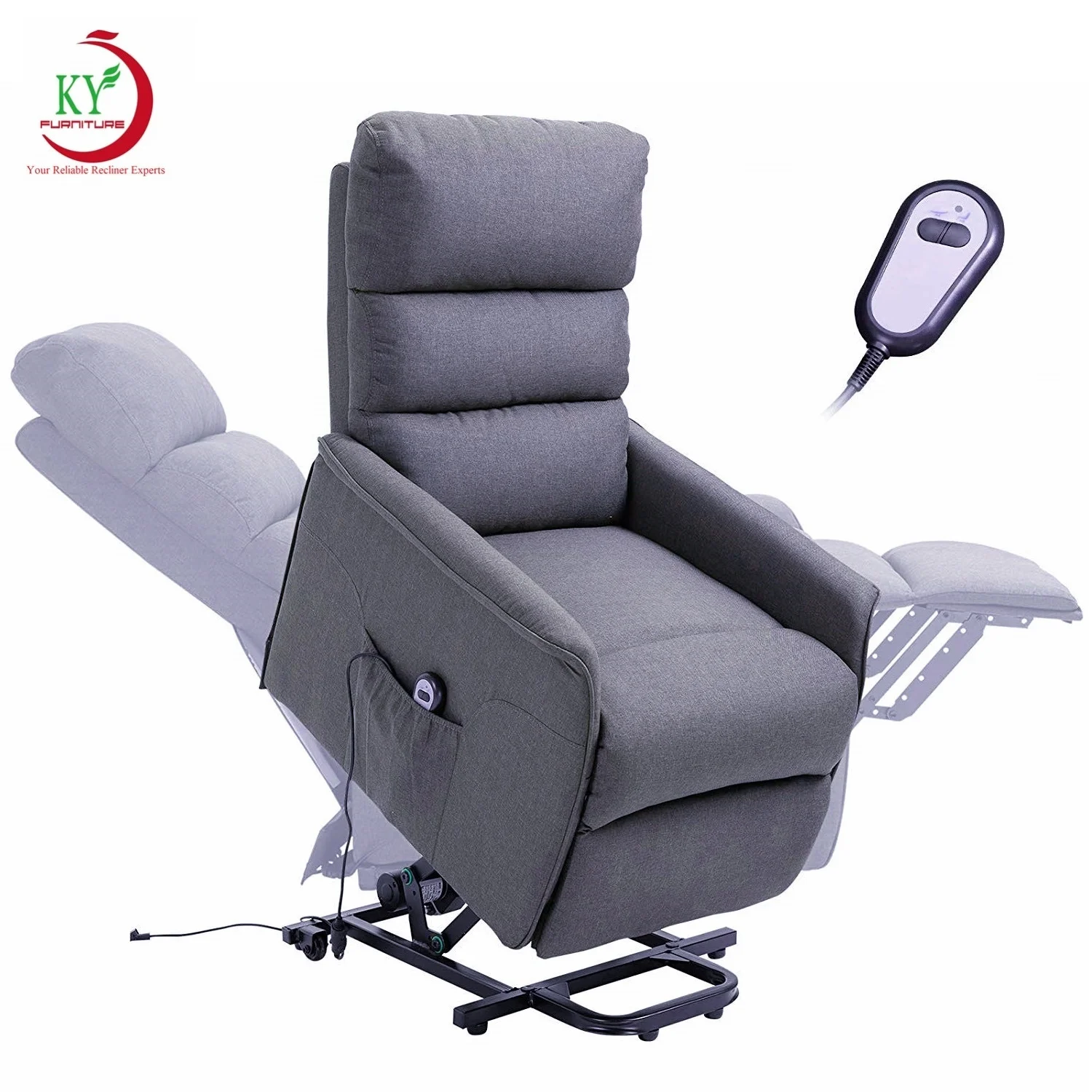 

GEEKSOFA ZOY Modern Power Lift Assist Recliner Chair Sofa with Massage Living Room Sofa Sectional Sofa Modern Stylish