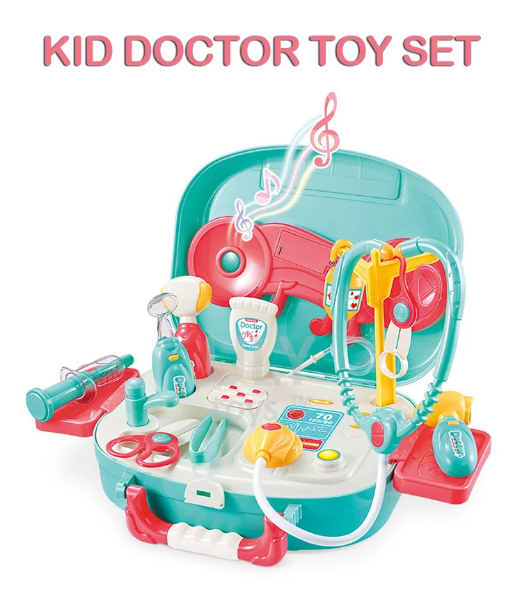 Lollipop Toys Doctor Play Set Medical Kit 7 Pieces Ages 3+