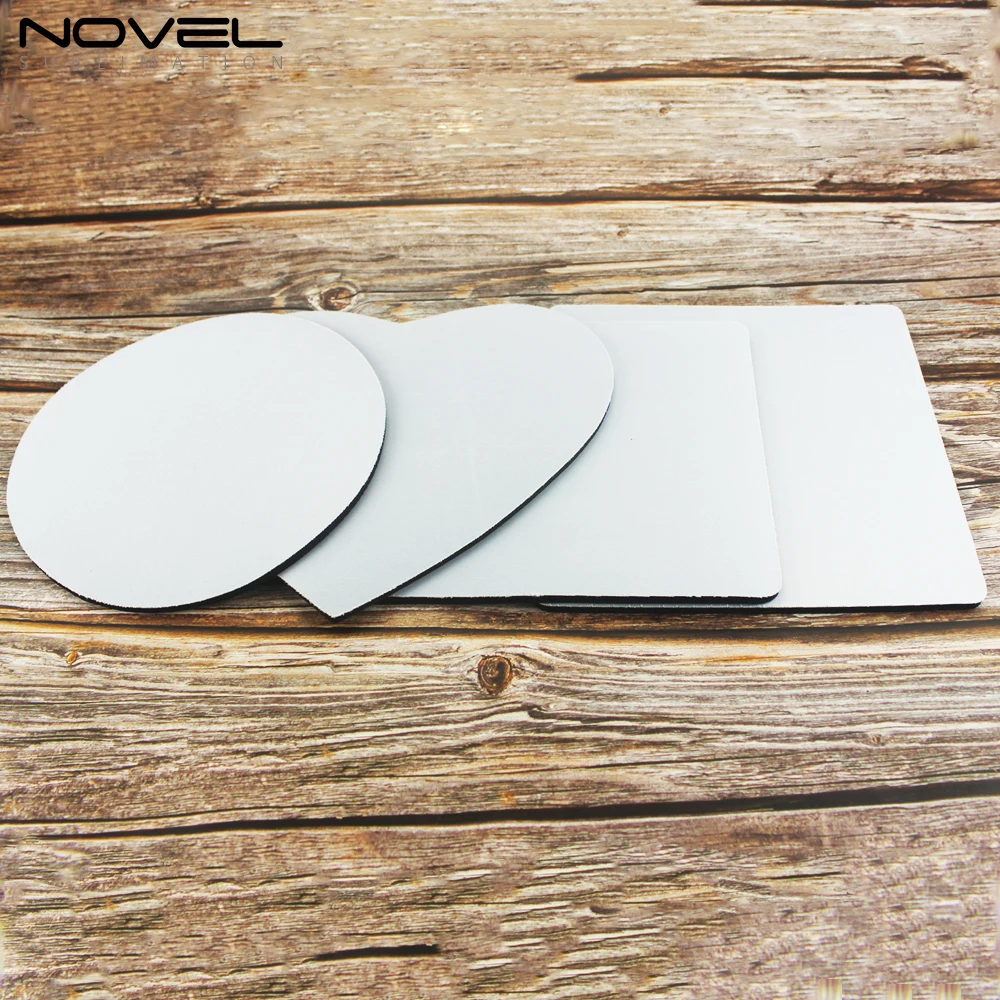 

Custom 5mm thickness Sublimation Blank rubber Mouse mat, White