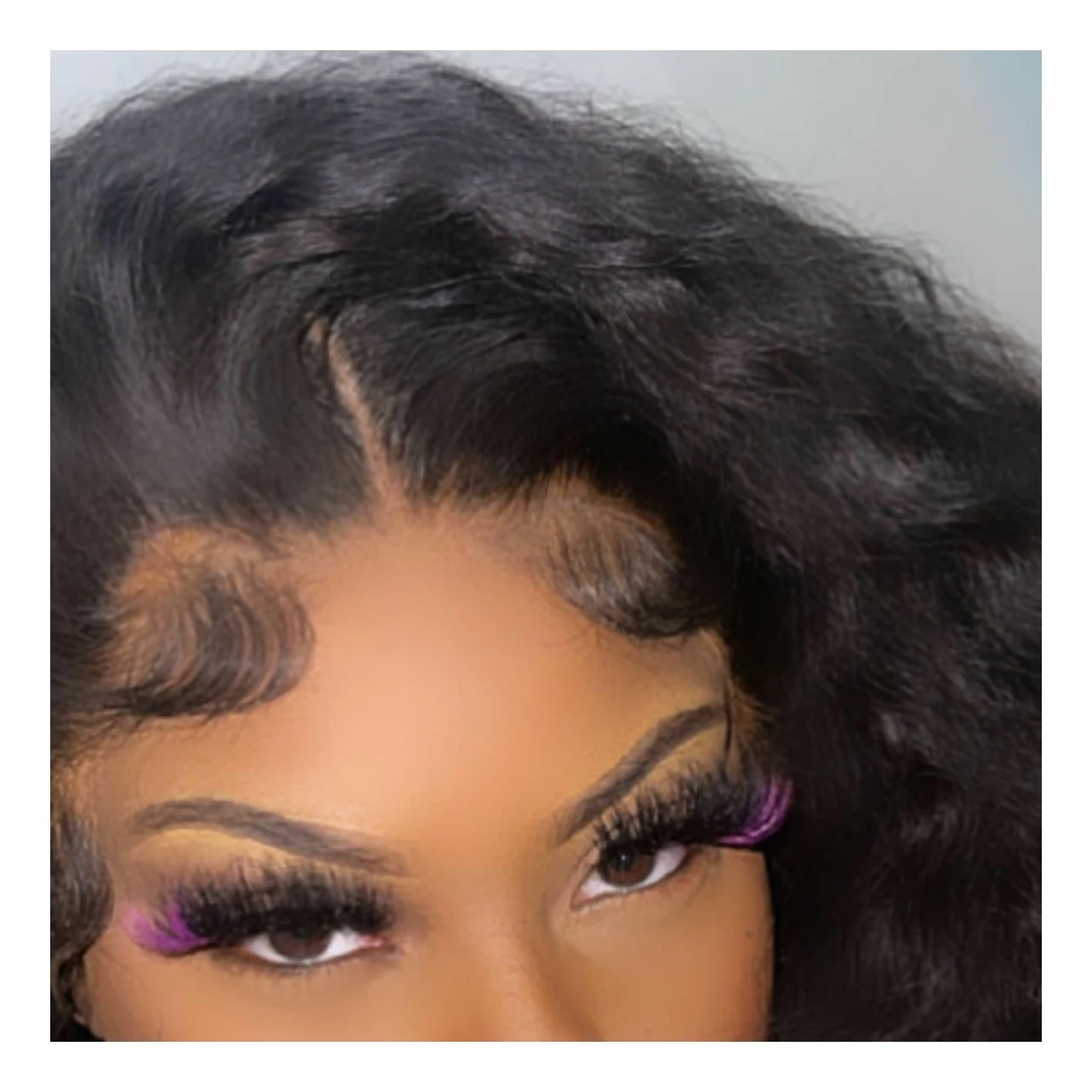 

Wholesale mini suitcase case for lipgloss real mink lashes 25mm natural 3D mink eyelash strip packaging boxes, Natural black color