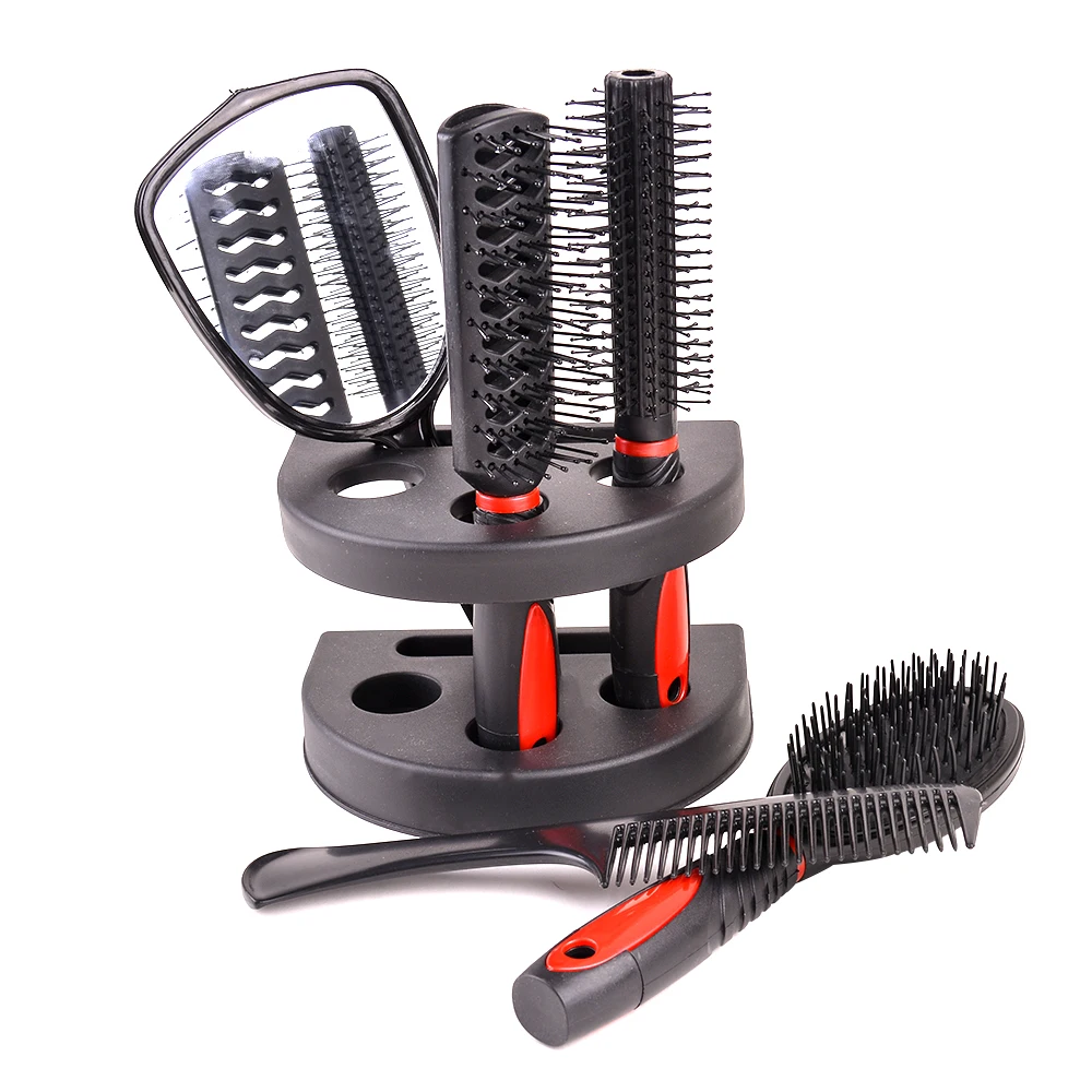 

Professional home and salon use comb sets 5 sets good price factory directly sale high quality comb sets, Black