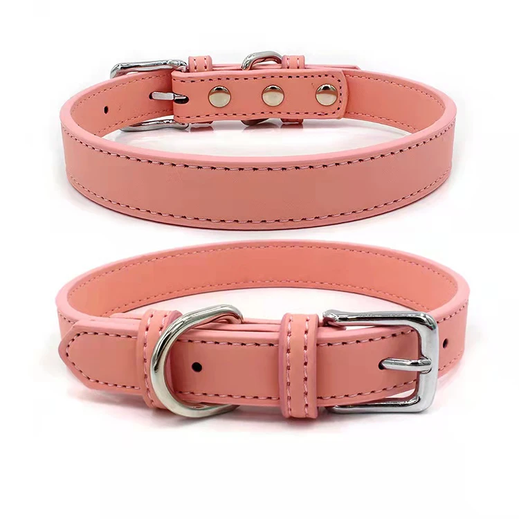 

Manufacturer Promotional PU Leather Pet Collar Small and Medium Dog Cat Collar