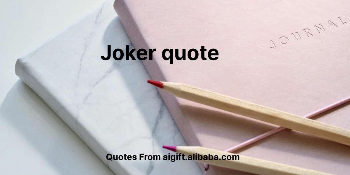 joker quote