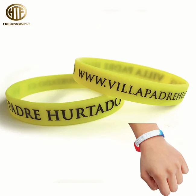

Personalized printing silicone rubber wristbands custom id baller bands, Pantone color