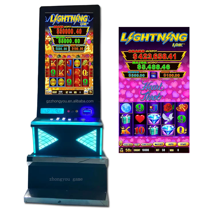 

New Arrive Casino Slot Game Board 32"/43" Vertical Touch Screen Slot Game Machine Cabinet Support Printer and Bill Acceptor