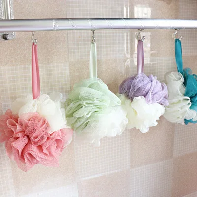 

Bath Ball Large Size Bath Does Not Disperse, Rub The Back Of The Bubble Algae Flower Bathroom Bath Ball