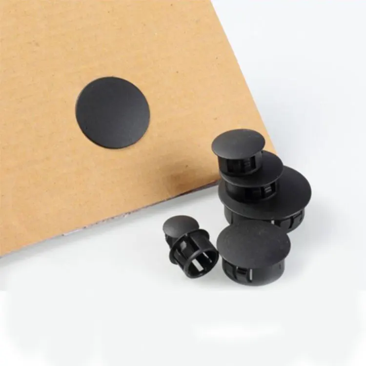 Nylon Pa66 Plastic Hole Plug Round Snap Panel Locking Hole Plug Cover