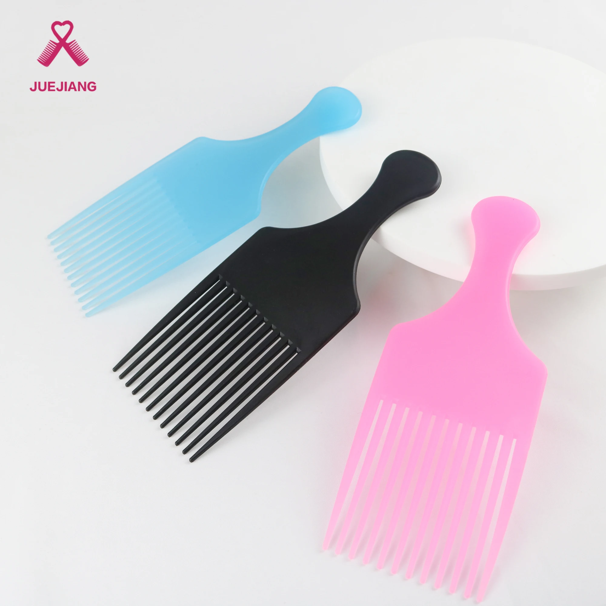 

Super Hair Picks Retro Oil for Curly Hair Afro Pick Metal Comb Detangle Wig Hair Styling for Women/Men Hairdressing Styling Tool