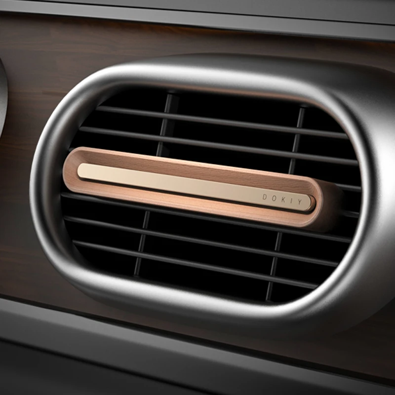 wooden metal luxury unique vent clip accessories fragrance custom refillable diffuser perfume car air freshener