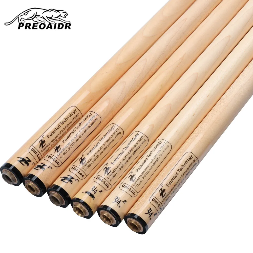 PREOAIDR 3142 Z2 Billiard Pool Stick Shaft 10mm 11.5mm 13mm Tip Maple Shaft Billar Kit For Dropshipping
