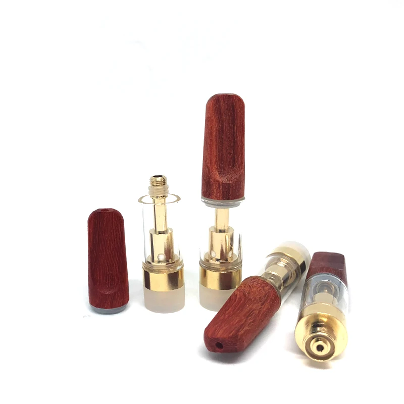 

Natural CBD Wood Tips Delta 8 Ceramic Cartridge 0.5 Gram 1ML 510 Thread Glass Tank Vape Gold Metal Vape Pen