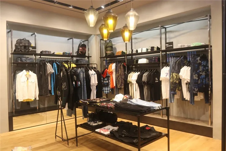 零售服装店展示设计豪华运动服装店家具批发