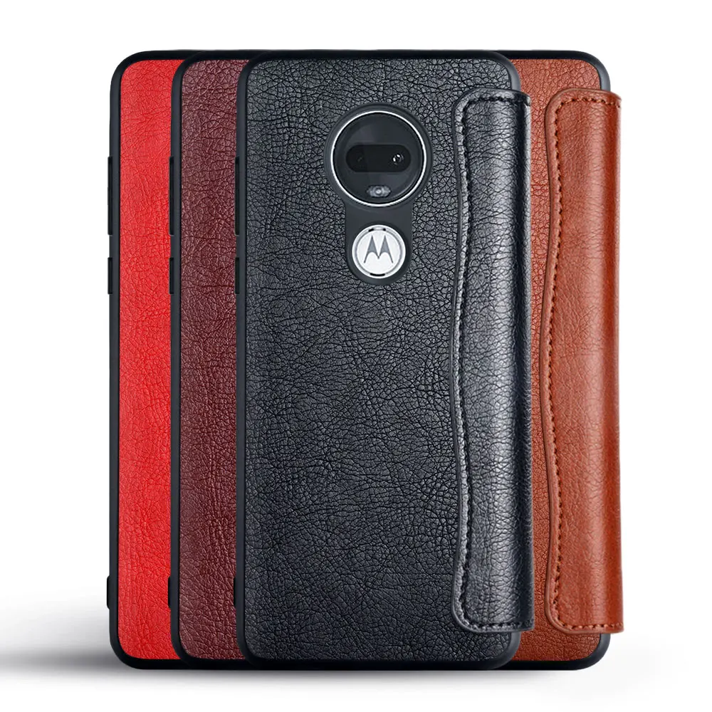 

Case For Motorola Moto G7 G7 Plus funda Business Pu Leather No Magnet Card Slot Flip Cover For Motorola Moto G7 G7 Plus Case