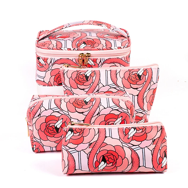 

In Stock Free Sample Lokass Men Women Designer Cosmetic Bag Drawstring Pink Pu Leather Travel Private Label Custom Makeup Bags, Yellow