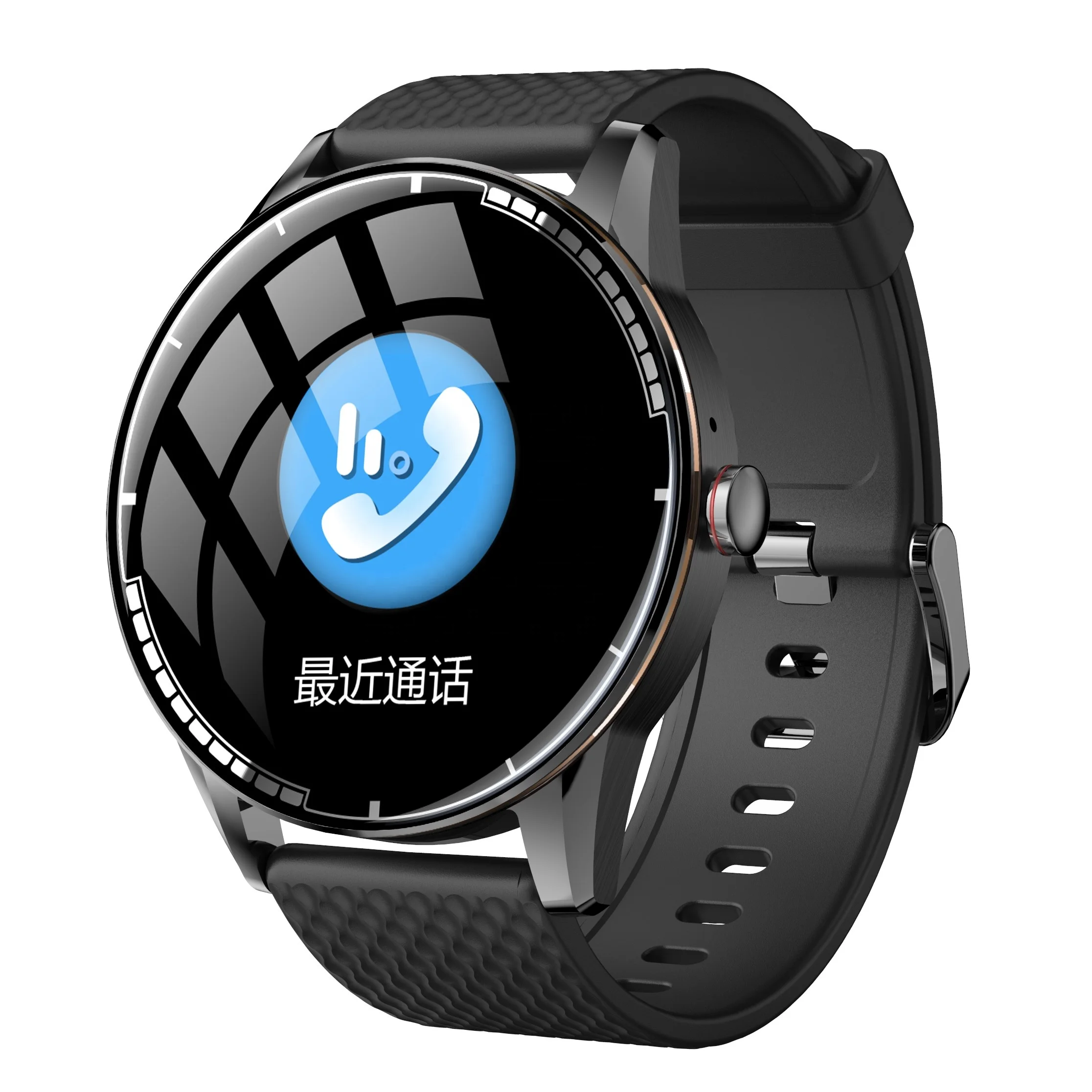 

H6 Round Touch Sports Smartwatch Waterproof Mens IOS/Android BT Speaker Headset Answering Phone Music Fashion Smart Watch