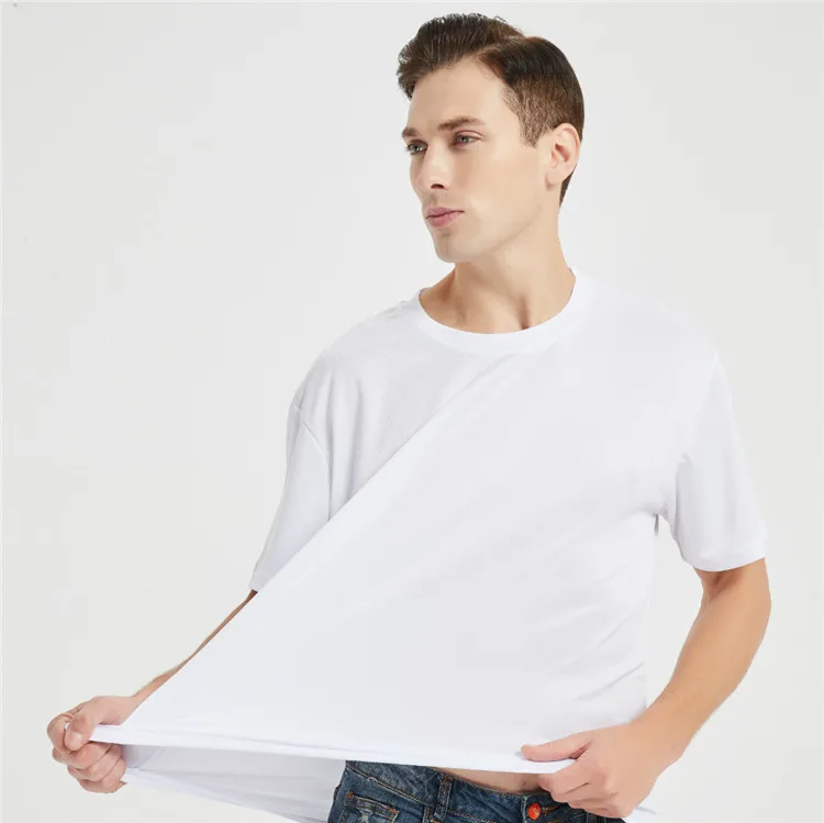 

100% Polyester 120gsm Men eyelet mesh quick dry sport Unisex Campaign OEM Blank Custom election white plain t shirt T-shirt