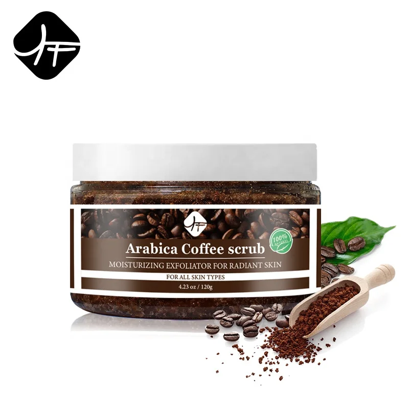 

2022 New Private Label Natural Organic Whitening Moisturizing Face and Body Skin care Coffee Body Scrub