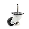 Nylon standard industrial caster wheel threaded stem swivel caster