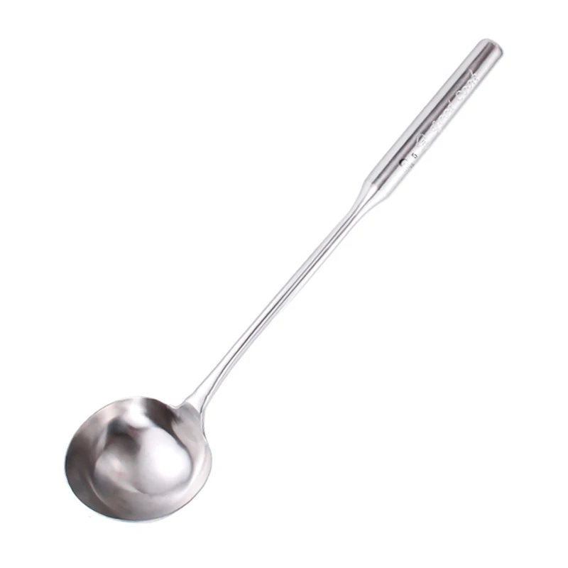 

Stainless steel 201 kitchen utensils, soup ladle cooking spoon, sliver kitchen tools