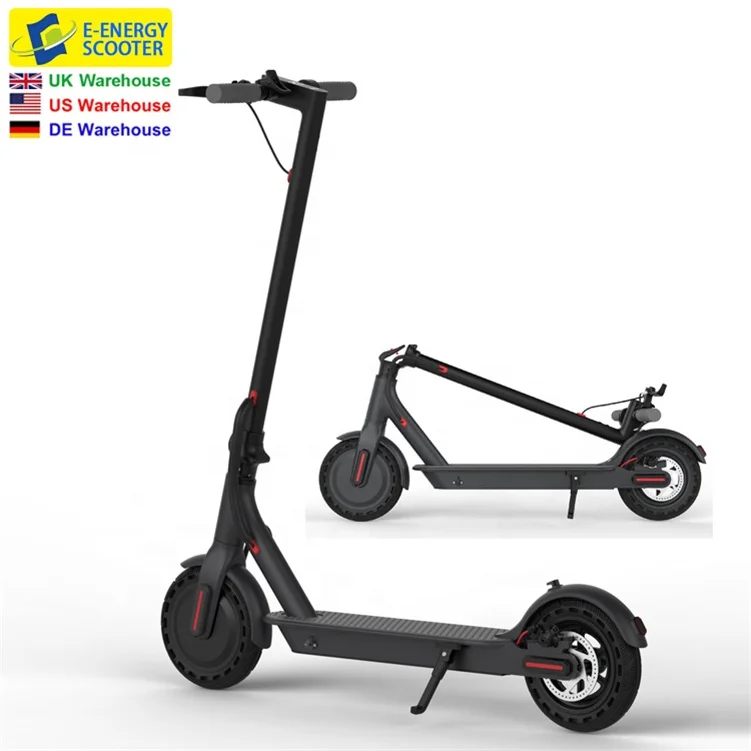

In Stock Kick Scooter Trotinet Electr Scooter Motor Adult A Trotinette Electrique Two Wheel Electric Scooters For Adults, Black