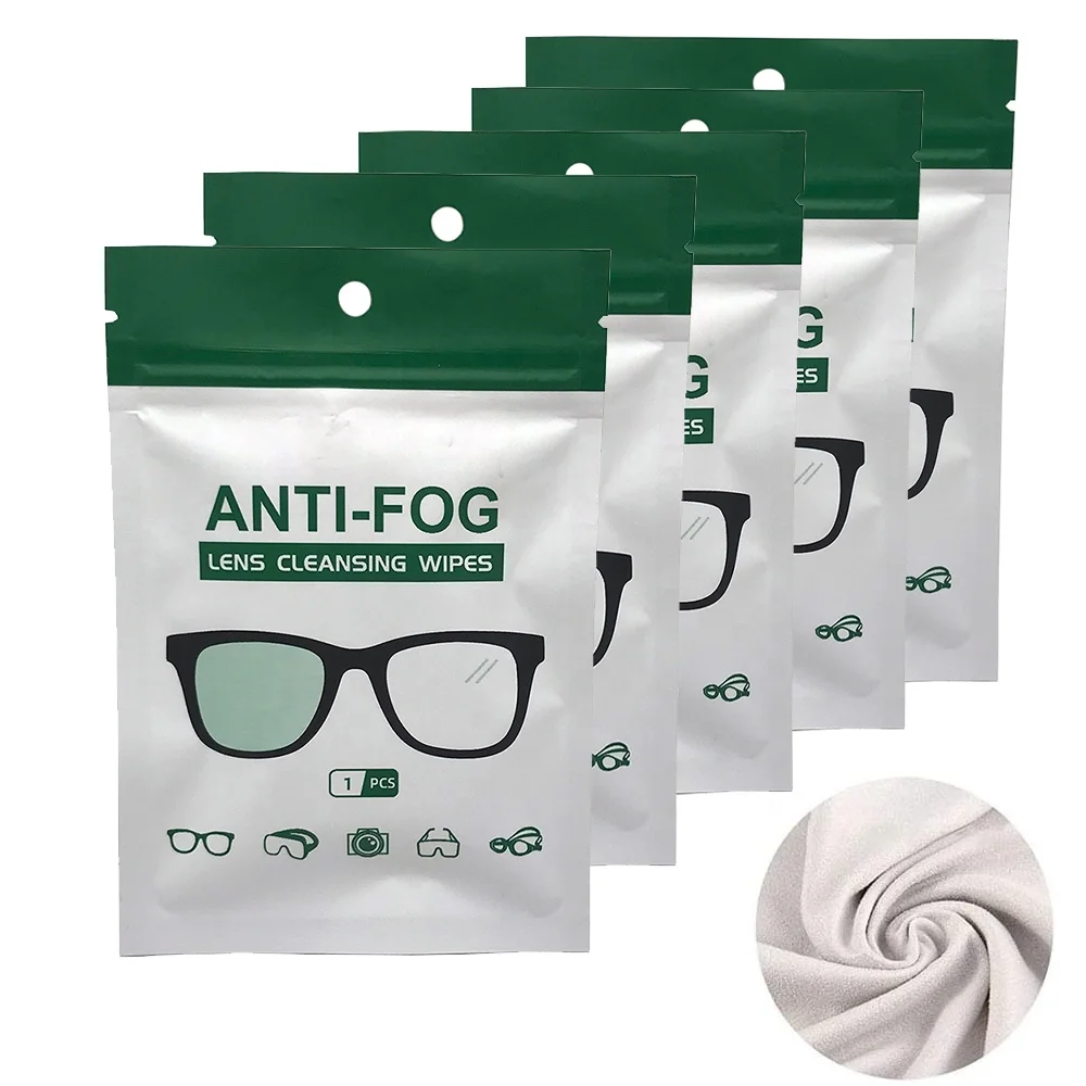 

Multi Use Dry Anti Fog Microfiber suede Fabric,Antifog Cloth Eyeglass Cleaner,wet Anti-Fog Glasses Cloth, Blue,gray,etc.