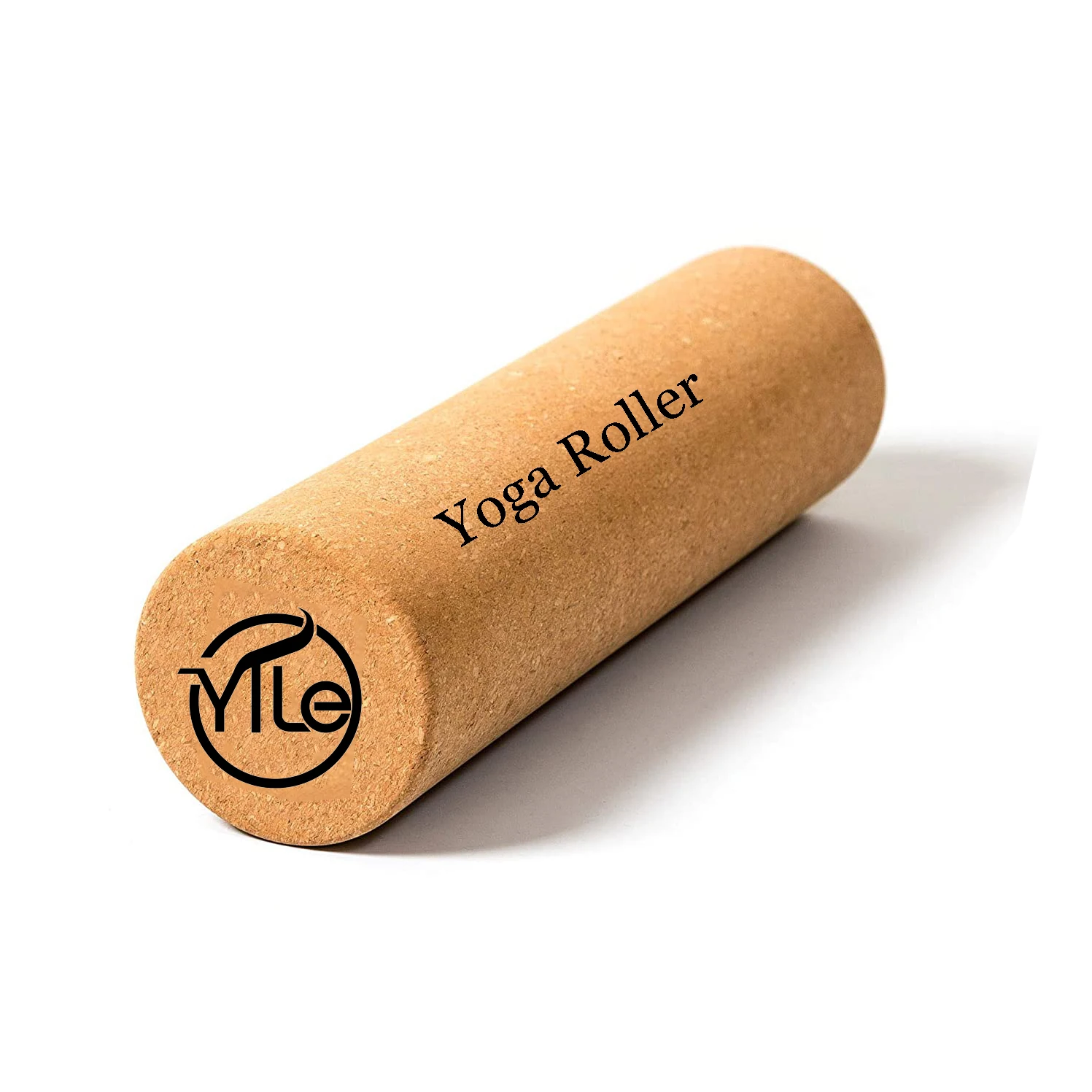 

Natural eco friendly custom 100cm yoga cork roller with laser logo