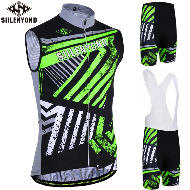 

Sleeveless Cycling Jersey Set Summer Pro Bike Cycling Vest MTB Bicycle Cycling Clothing Hombre Maillot Ropa Ciclismo