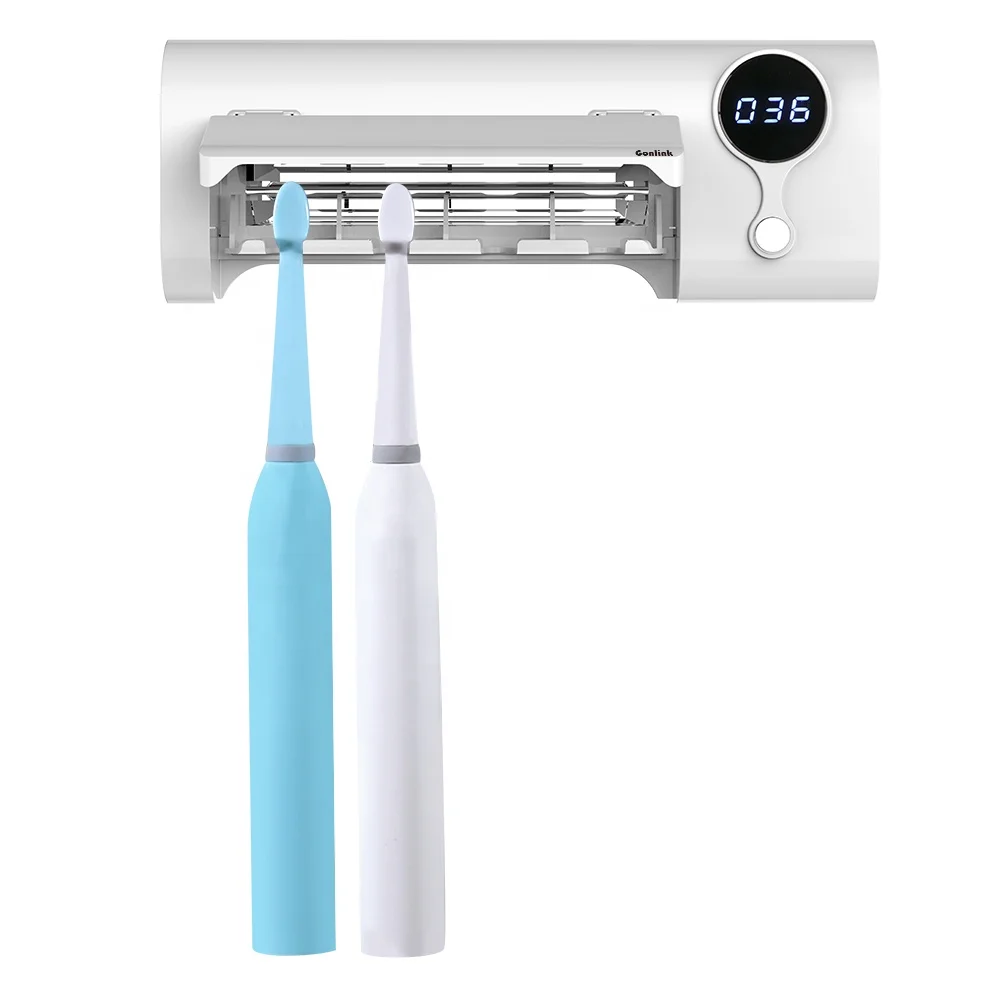 

Best Quality USB Charging Toothbrush Sterilizer UV Toothbrush Sanitizer, White