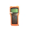 Handheld portable ultrasonic water flow meter with clamp on sensors