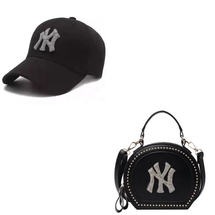 

2021 New Handbags For Girls Bags Women Yankees Designer Handbags Famous Brands Ladies Ny Purse And Hat, 6 colors