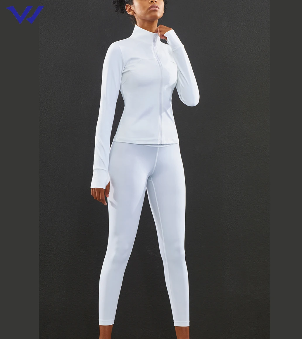 

Hot sale Autumn yoga suits Squat Proof Yoga Sets long sleeve hoodie and leggings set yoga wear, Customized colors