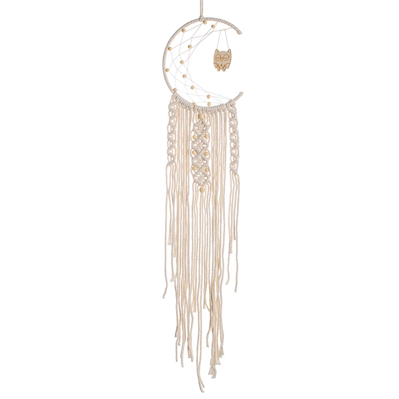 

Cotton Woven Pendant Star Moon Dream Catcher Pendant Creative Home Wall Decoration Gift