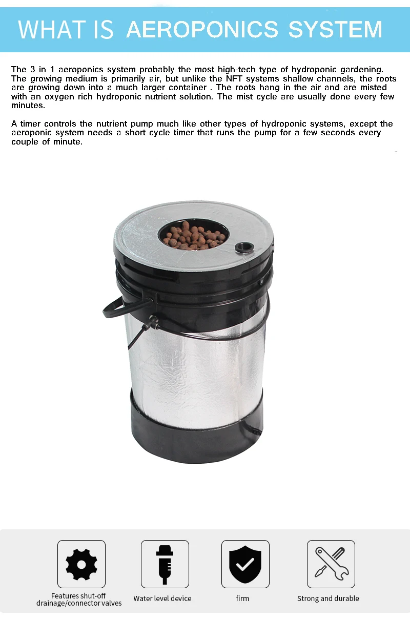 Aeroponics System Bucket Fittings Hydroponics System Clone Bucket Buy