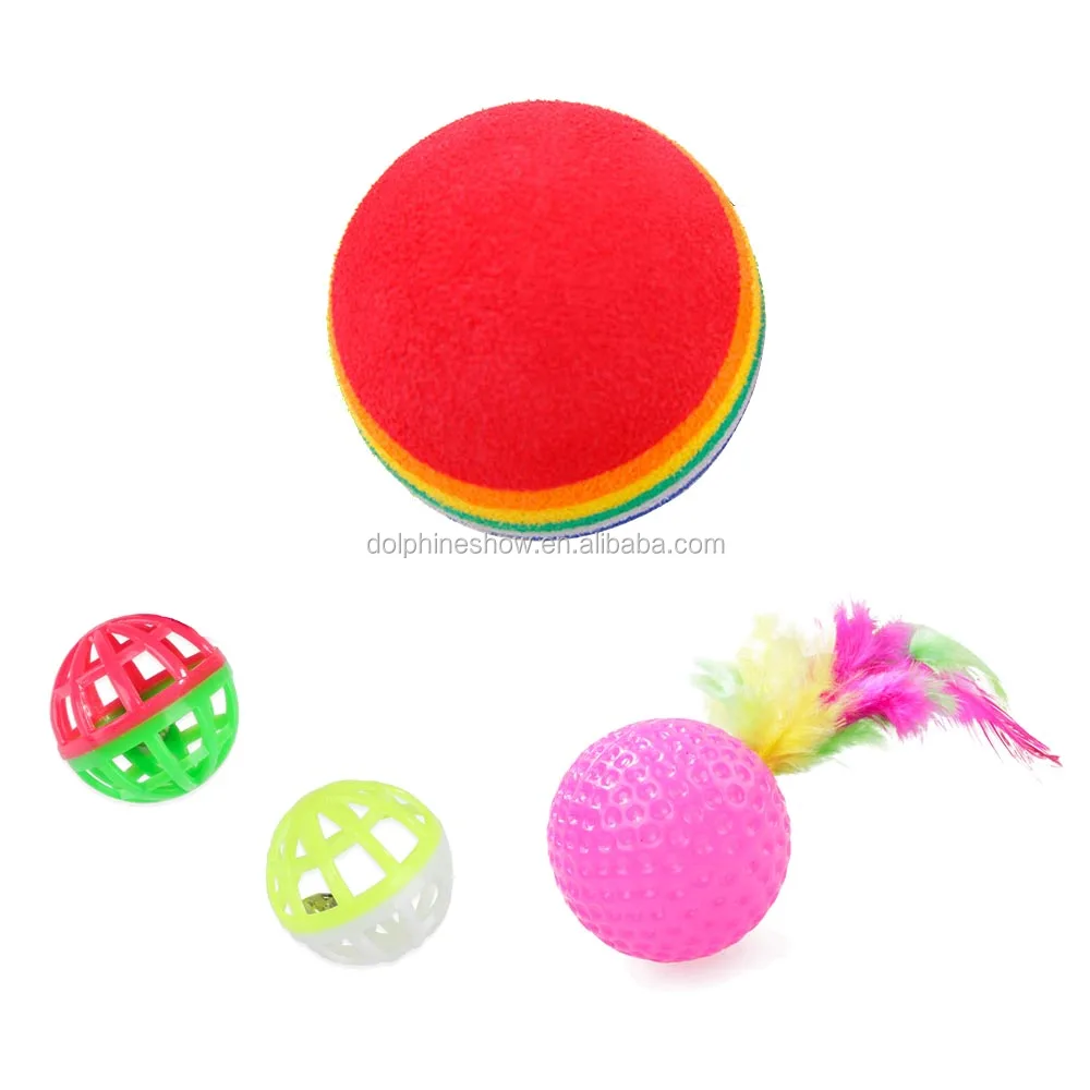 sponge ball cat toy