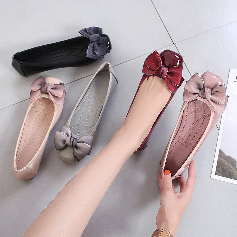 

Top selling big size 41-44 walking causal shoe ladies office shoes women's flats