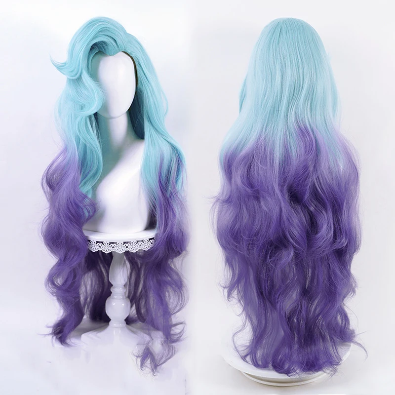 

hot wigs synthetic hair lace front high quality Salefani cos wig new dyeing League of Legends KDA cosplay synthetic lace wigs