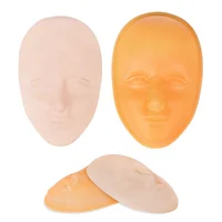 

Wholesale Silicone Artificial Skin For Tattoo With Plastic Base Mannequin Head For Eyelash Extension Practice Skin Microblading