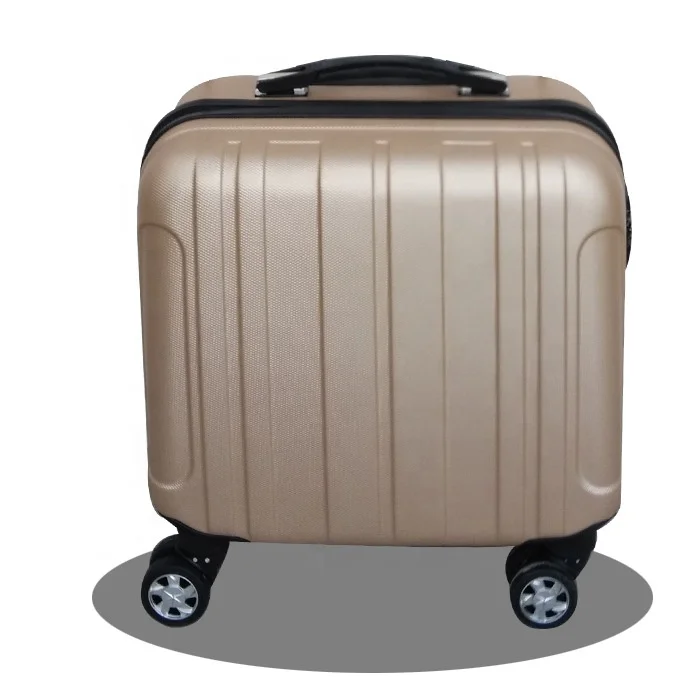

Portable 16 Inch Cabin Travel Luggage Spinner Trolley bag hard shell suitcase luggage, Black/pink/silver/yellow/customized