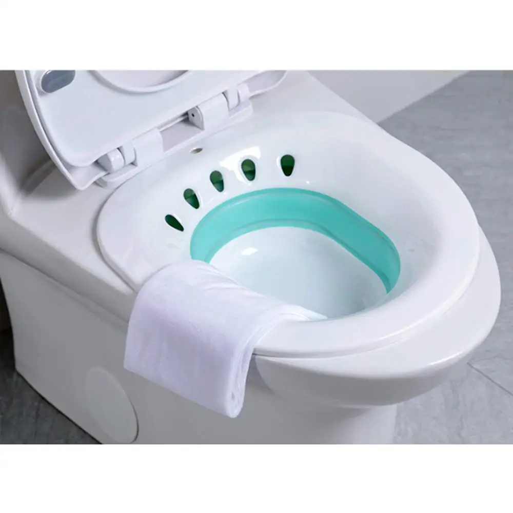 2021 Plastic Spa Bath Tubs Vsteam Seats Foldable Sitz Bath For Toilet Seatpostpartum Care Sitz