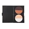 Wholesale professional makeup cosmetics 2 colors concealer and blush palette private label with small moq, high quality makeup