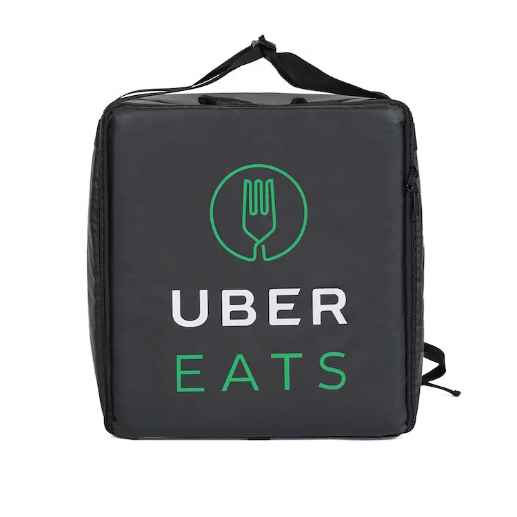 

Warm Thermal Pizza Insulated Custom Big Black Bags Waterproof Eat Backpack Food Delivery Bag Uber Eats app uber eat