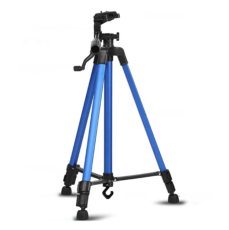 

Multi Color Aluminum Tripod 3366 Classic Lightweight Tripod Stand Mount for Live Broadcast Photography DSLR Camera Canon Nikon, Silver, black, red, blue, gold, pink, brown